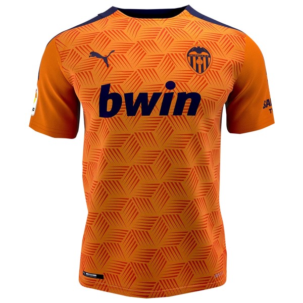 Thailand Trikot Valencia Auswarts 2020-21 Orange Fussballtrikots Günstig